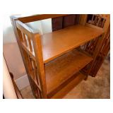 WOOD BOOK CASE 25.5X12X33- BB