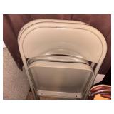 2 METAL FOLDING CHAIRS- BB