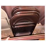 CARD TABLE W/ 4 FOLDING CHAIRS- BB