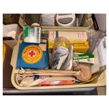 3 BOXES OF MEDICAL SUPPLIES & BATHROOM- BB