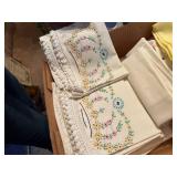 EMBROIDERED ITEMS/ PILLOW CASE SETS- BB