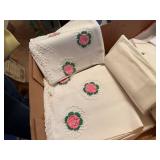EMBROIDERED ITEMS/ PILLOW CASE SETS- BB
