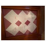 3 FRAMED PICTURES OF HAND WORK- BB