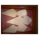 3 FRAMED PICTURES OF HAND WORK- BB