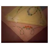 3 FRAMED PICTURES OF HAND WORK- BB