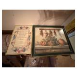 PRAYER PICTURE & FRUIT/VEGETABLES PICTURE- BB