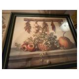 PRAYER PICTURE & FRUIT/VEGETABLES PICTURE- BB