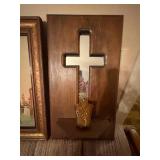 MISCELLANEOUS PICTURES & CROSS MIRROR- BB