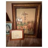 MISCELLANEOUS PICTURES & CROSS MIRROR- BB