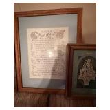 MISCELLANEOUS PICTURES & CROSS MIRROR- BB