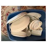 TOTE OF CORRELLE DISHES- PBR