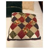 9 BED & DECORATIVE PILLOWS- PBR