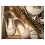 VINTAGE BABY SHOES/ DRESSER SET & MORE FLAT- PBR