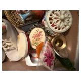VINTAGE BABY SHOES/ DRESSER SET & MORE FLAT- PBR