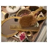 VINTAGE BABY SHOES/ DRESSER SET & MORE FLAT- PBR
