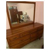 7 DRAWER VINTAGE DRESSER W/ MIRROR- PBR