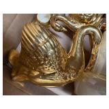 BUD VASES/ SWANS DECOR- OF