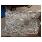 12 COUNT SHERBET GLASSES- OF