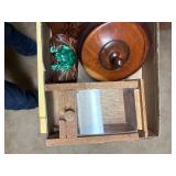 WOODEN CANDY BOWL/ WOODEN BOX & MORE- OF