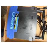 BLACK & DECKER CHARGER IN BOX/ ELECTRICAL CORDS/ WIRELESS BROADBAND ROUTER- OF