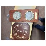 BAROMETER & CLOCK- OF
