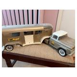 NYLINT TOY TRUCK W/ STOCK TRAILER- UPB
