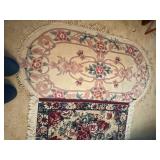 2 ORIENTAL FLOOR RUGS 56"L & 40"L- UPB