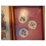 JESUS PICTURE & 2 FLOWER PICTURES- UPB