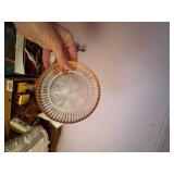 PINK GLASSWARE (?ANCHOR HOCKING)- UPB