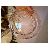 PINK GLASSWARE (?ANCHOR HOCKING)- UPB