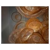 PINK GLASSWARE (?ANCHOR HOCKING)- UPB