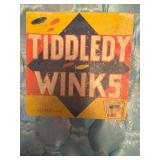 TIDDLEDY WINKS/ VINTAGE METAL TOYS/ METAL CRANE & MORE- UPB