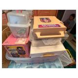 LITTLE GIRL VINTAGE TOYS/ PAPER DOLL/ DOLL CASE- UPB