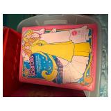 LITTLE GIRL VINTAGE TOYS/ PAPER DOLL/ DOLL CASE- UPB