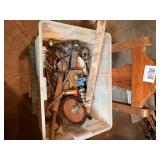WOODEN CHAIR & MISCELLANEOUS TOOLS- BMT