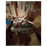 WALL & BENCH CONTENTS OF TOOLS & VICE- BMT