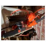 TOTE OF POWER TOOLS W/ SANDER/ BLACK & DECKER TRIMMER/ JIG SAW & MORE- BMT