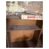 ENTIRE WALL OF CONTENTS W/ FLOWER POTS/ PAINT/ BUCKET/ METAL CABINET- BMT