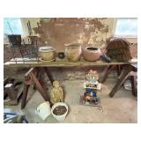 FLOWER POTS/ STATUE/ HANGING BASKETS- BMT