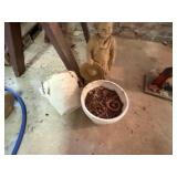 FLOWER POTS/ STATUE/ HANGING BASKETS- BMT