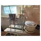 FLOWER POTS/ STATUE/ HANGING BASKETS- BMT