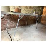 METAL FOLDING TABLE & CONTENTS- BMT