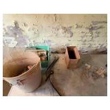 METAL FOLDING TABLE & CONTENTS- BMT