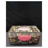 Bonsai Cherry Peach Sweetened Sparkling Water, 12 fl oz cans, 8 pack