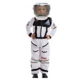 Astronaut Helmet with Movable Visor Pretend Play Toy Set for School Classroom Dress Up for Kids 10-12 Years White