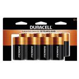 Duracell Coppertop D Batteries, 8 Count Pack, D Battery with Long-lasting Power, All-Purpose Alkaline D Battery for Household and Office Devices
