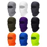 SATINIOR 9 Pcs Ski Mask for Men Full Face Cover UV Sun Protection Cooling Balaclava Neck Gaiter Clothing Scarf Bandana(Solid Colors), One Size Fits Most