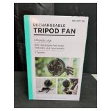 4 in. Personal Octopus Clip on Fan in Black, Retail $20, FACTORY SEALED
