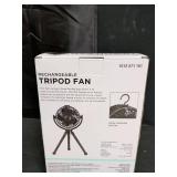 4 in. Personal Octopus Clip on Fan in Black, Retail $20, FACTORY SEALED