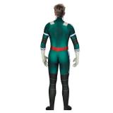 Xyjrnjvh My Hero Academia All Might Boku No Hero Academia Halloween Cosplay Costume Unisex Bodysuit (Adult-XXXL,Dark Green)